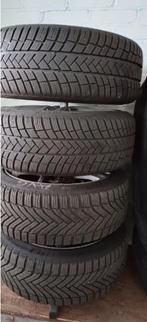 4 Jantes + pneus Clio 4 RS (Michelin Alpin 6) 205/45 R17 88H, Neuf, Pneus hiver, Véhicule de tourisme, 205 mm