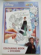 Disney Kleur- en stickerboek Frozen, Verzamelen, Ophalen of Verzenden, Nieuw
