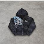 Black Y2K Zip Hoodie | One Way Graphic Streetwear, Kleding | Heren, Jassen | Zomer, Andere, Zwart, Nieuw, Verzenden