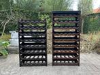 Plastiek wijnrek, Huis en Inrichting, Woonaccessoires | Wijnrekken, Ophalen, Gebruikt, Kunststof, 25 flessen of meer