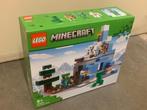 Nieuw: LEGO Minecraft De Ijsbergtoppen  - 21243, Ensemble complet, Enlèvement, Lego, Neuf