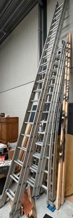 Ladder werkhoogte +/- 10 meter, Doe-het-zelf en Bouw, Ladders en Trappen, Ophalen