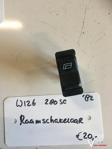 Mercedes w126 280SE 1982 Raambedieningsschakelaar achter beschikbaar voor biedingen