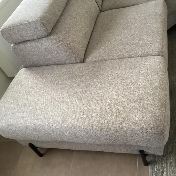 Mooie hoesalon , deel volledig elektrisch en let poef, Huis en Inrichting, Slaapkamer | Slaapbanken, Zo goed als nieuw, Ophalen