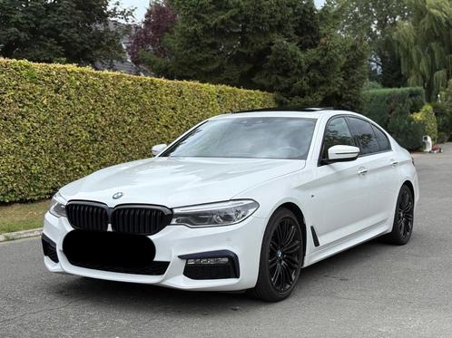 BMW 520D G30 M-Pack 2017 190pk Euro 6b Navi Leder Opendak, Auto's, BMW, Particulier, 5 Reeks, ABS, Achteruitrijcamera, Adaptieve lichten