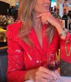 Kostuum pailletten Zara, Kleding | Dames, Kostuum of Pak, Zara, Ophalen of Verzenden, Zo goed als nieuw