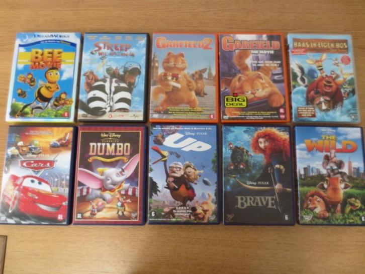 DVD's films Disney, Dreamworks, 20thcenturyfox, Cd's en Dvd's, Dvd's | Kinderen en Jeugd, Gebruikt, Film, Alle leeftijden, Ophalen of Verzenden