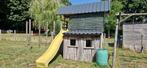 Speelhuisje - Kabouterhuisje met glijbaan, Kinderen en Baby's, Speelgoed | Buiten | Speelhuisjes, Ophalen, Gebruikt, Hout