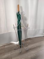 Antiek paraplu houder zilver met goud kleur, Ophalen of Verzenden, Zo goed als nieuw, Metaal