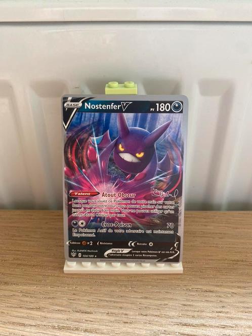 Crobat V 104/189 - Pokemon kaart, Hobby en Vrije tijd, Verzamelkaartspellen | Pokémon, Nieuw, Losse kaart, Foil, Ophalen of Verzenden