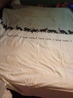 Housse de couette 200/180, Ophalen, Gebruikt, Beige, Dekbedovertrek