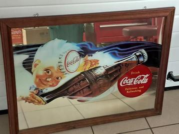 prachtige Spiegel Coca Cola jaren '80-90 beschikbaar voor biedingen