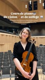 Cours de violon, de piano et de solfège, Services & Professionnels, Cours de musique & Cours de chant, Cours particulier, Instruments à cordes