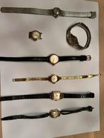 Verschillende oude horloge sommige goud verguld, Handtassen en Accessoires, Ophalen of Verzenden, Goud, Verguld