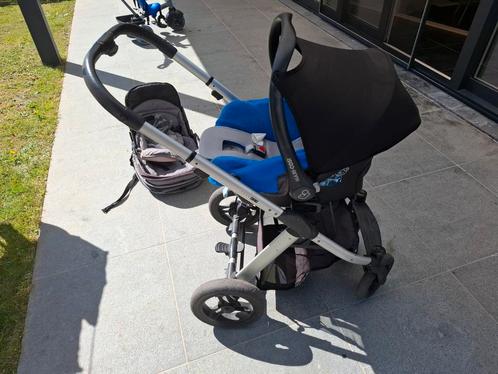 Mutsy Transit- grijs, Kinderen en Baby's, Kinderwagens en Combinaties, Gebruikt, Kinderwagen, Mutsy, Met reiswieg, Ophalen