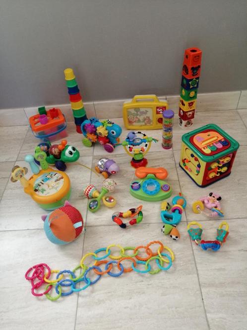 Grote set peuterspeelgoed, Kinderen en Baby's, Speelgoed | Babyspeelgoed, Gebruikt, Overige typen, Met geluid, Ophalen