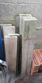 Boordsteen beton grijs 100 x 15 / 4 volledig lengte + 4 van, Tuin en Terras, Ophalen, Zo goed als nieuw, Beton, Minder dan 100 cm