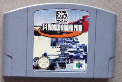 F-1 World Grand Prix 1 voor de Nintendo 64, Consoles de jeu & Jeux vidéo, Jeux | Nintendo 64, Utilisé, Enlèvement ou Envoi