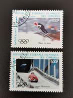 Comores 1987 - sports - sports d'hiver - saut à ski, luge, Affranchi, Enlèvement ou Envoi, Autres pays