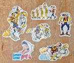 Lucky Luke 6 sticker Introduct 1988 Morris, Ophalen of Verzenden, Overige figuren, Zo goed als nieuw, Plaatje, Poster of Sticker