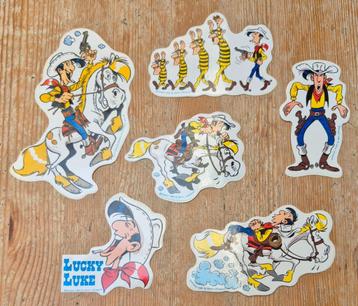 Lucky Luke 6 sticker Introduct 1988 Morris beschikbaar voor biedingen