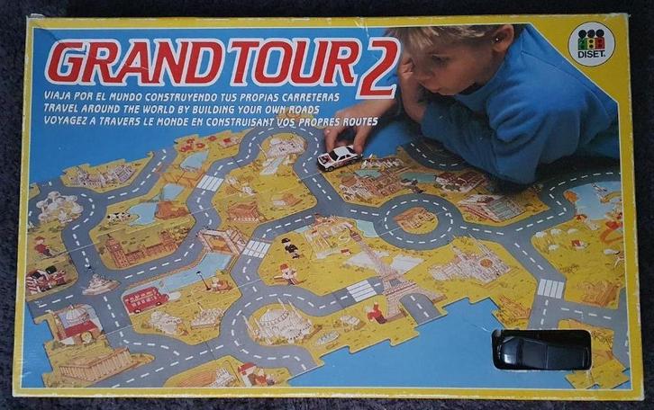 Grand Tour 2 - Diset - Vintage, Hobby en Vrije tijd, Gezelschapsspellen | Bordspellen, Verzenden