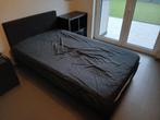 Bed 120x200, Ophalen, Gebruikt, Zwart, Twijfelaar