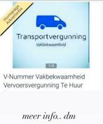 Transport,Vervoers vergunning Tehuur Vanboekhouder0486524859