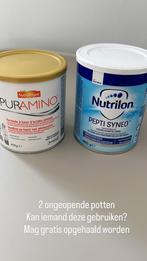 Gratis 2 ongeopende potten, Kinderen en Baby's, Babyvoeding en Toebehoren, Ophalen