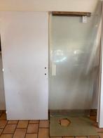 NIEUW Verf & glazen deur + omkasting & toebehoren, Neuf, Porte intérieure, Enlèvement, 200 à 215 cm