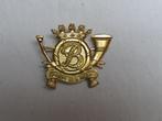 Mutskenteken Carabiniers Prins Boudewijn kleur goud, Embleem of Badge, Ophalen of Verzenden, Landmacht