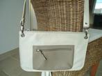 Handtas wit-taupe, Ophalen of Verzenden, Gebruikt, Wit