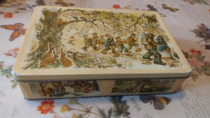vintage blikken doos parein, Verzamelen, Merken en Reclamevoorwerpen, Ophalen of Verzenden