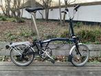 Brompton vouwfiets tempest blue M6R, Fietsen en Brommers, Gebruikt, Brompton, 16 tot 18 inch, Versnellingen