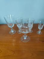 Lot de 5 verres VSL, Antiquités & Art, Enlèvement ou Envoi