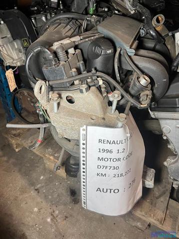 RENAULT CLIO 1 1.2 Motorblok motor D7F730 beschikbaar voor biedingen