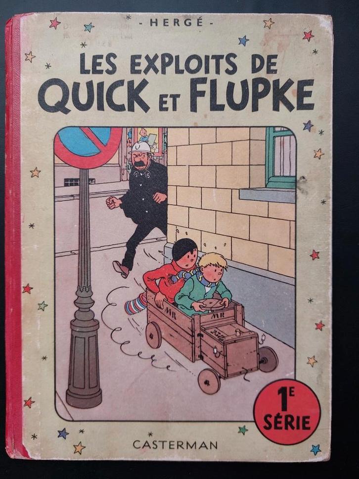 TINTIN Hergé QUICK ET FLUPKE 1e série EO 1948, Livres, BD, Enlèvement ou Envoi