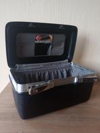 Samsonite vintage beautycase, Handtassen en Accessoires, Beautycases, Ophalen, Gebruikt, Zwart, Hardcase