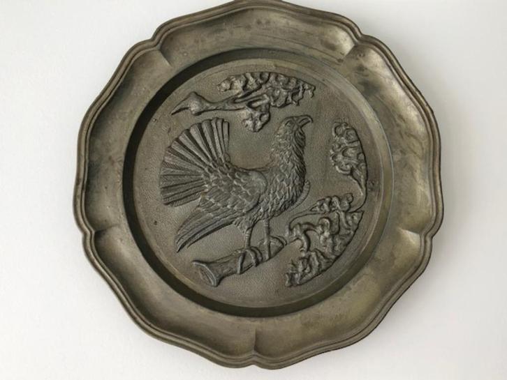 Wandbord met vogel, Antiek en Kunst, Curiosa en Brocante, Ophalen of Verzenden