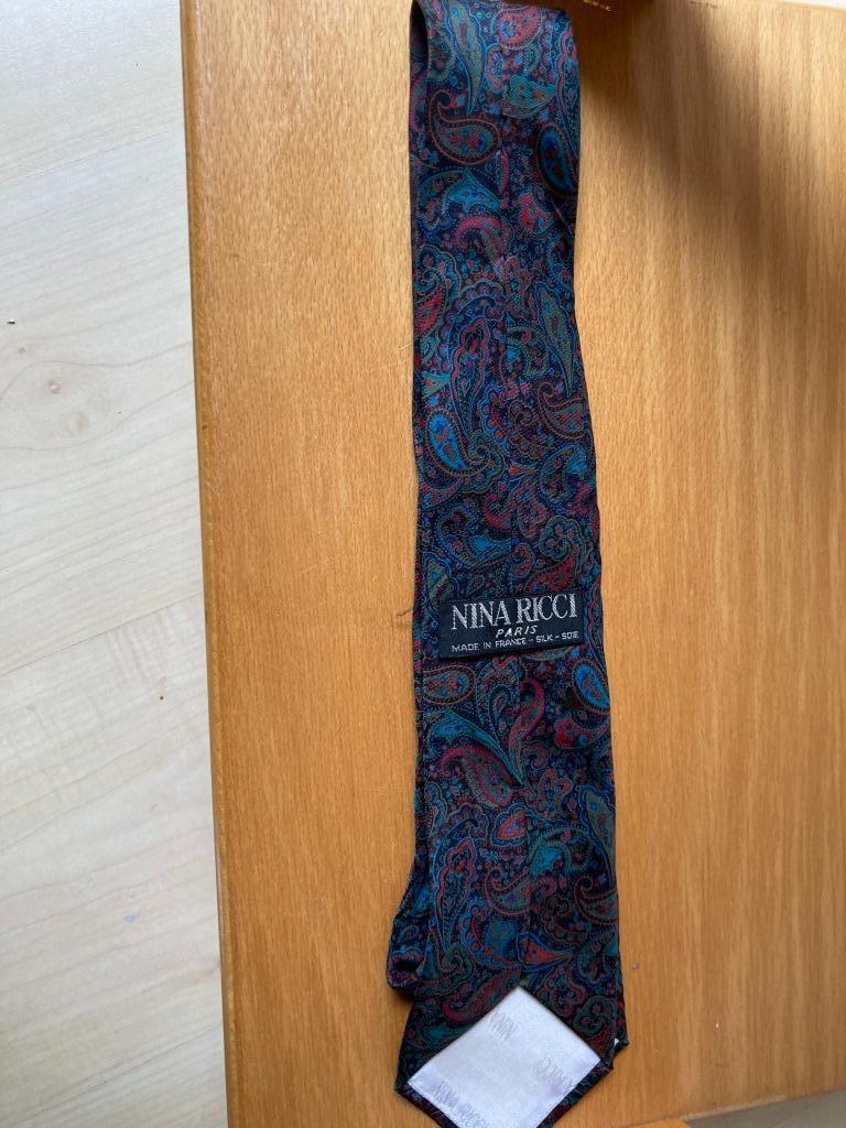 Das meerkleurig met motief Nina Ricci Paris, Verzenden, Zo goed als nieuw, Met patroon, Overige kleuren