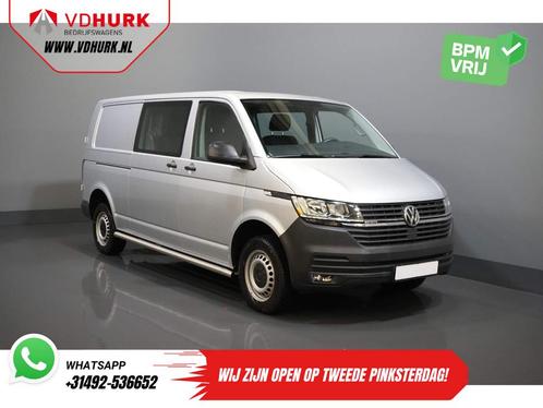 Volkswagen Transporter T6.1 2.0 TDI 150 pk L2 DC Dubbel Cabi, Auto's, Bestelwagens en Lichte vracht, Bedrijf, 4x4, ABS, Airconditioning
