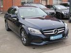 Mercedes C200d, Auto's, Mercedes-Benz, 4 cilinders, Blauw, Leder, Bedrijf