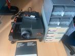 Diaprojector Prestinox + dialaders, Audio, Tv en Foto, Ophalen, Zo goed als nieuw