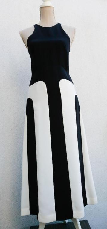 Prachtige zwart-witte lange jurk & Other Stories XS, Kleding | Dames, Zwart, & Other Stories, Ophalen of Verzenden, Zo goed als nieuw