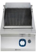 Gasverwarmde lavasteen grill met gietijzeren grillrooster, Ophalen, Zo goed als nieuw