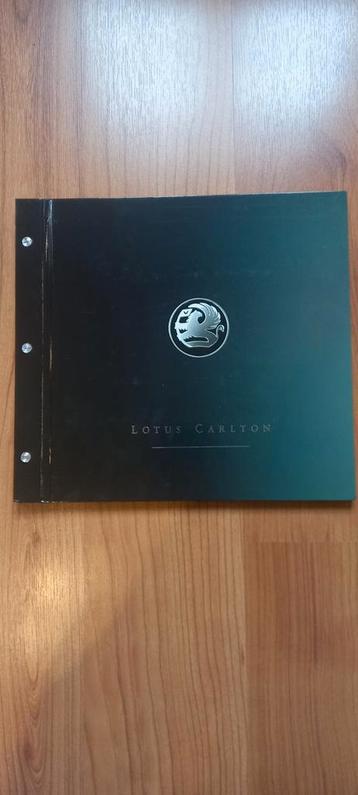 Zeer zeldzame brochure Lotus Carlton Uk (opel)