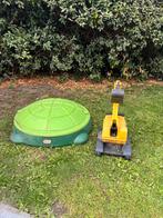 Zandbak) + kraan is verkocht ( gratis tractor), Kinderen en Baby's, Ophalen, Gebruikt