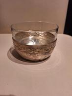 Sucrier en métal argenté, Maison & Meubles, Enlèvement ou Envoi, Verre