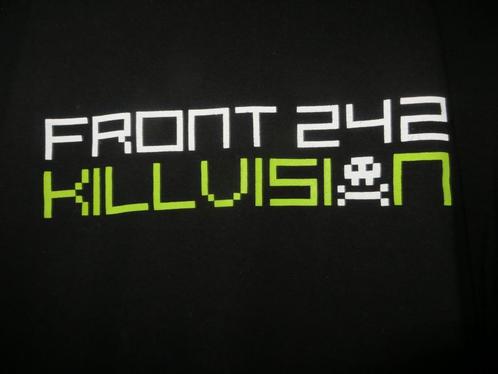FRONT 242 - VINTAGE OFFICIAL T-SHIRT  KILLVISION  MAAT XL, Kleding | Heren, T-shirts, Zo goed als nieuw, Maat 56/58 (XL), Zwart