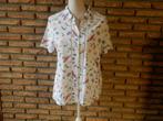 (8) - chemisier femme t.38  blanc, Kleding | Dames, Blouses en Tunieken, Ophalen of Verzenden, Zo goed als nieuw, Maat 38/40 (M)